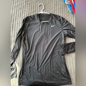 black NIKE long sleeve dri-fit size medium (BLUE option in shop)